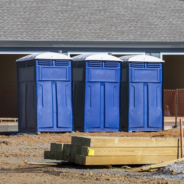 what is the maximum capacity for a single porta potty in Fleming